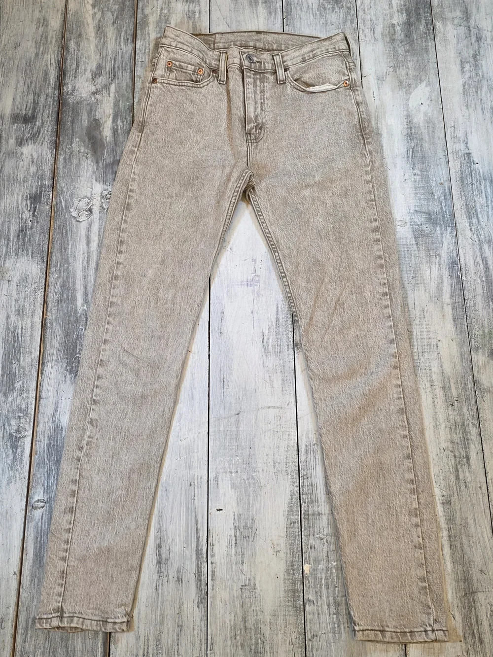 Levi's 512 Men's Slim Jeans in Light Beige sz 29x32